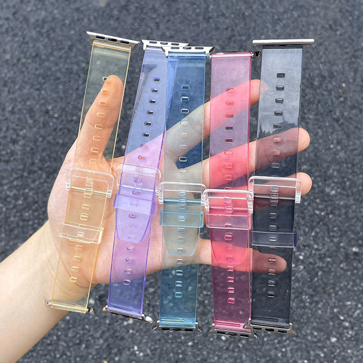 Silikoninis dirželis Strap Light skirtas Apple Watch 38 / 40 mm - Juodas -- Apple Watch