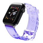 Silikoninis dirželis Strap Light skirtas Apple Watch 38 / 40 mm - Violetinis -- Apple Watch