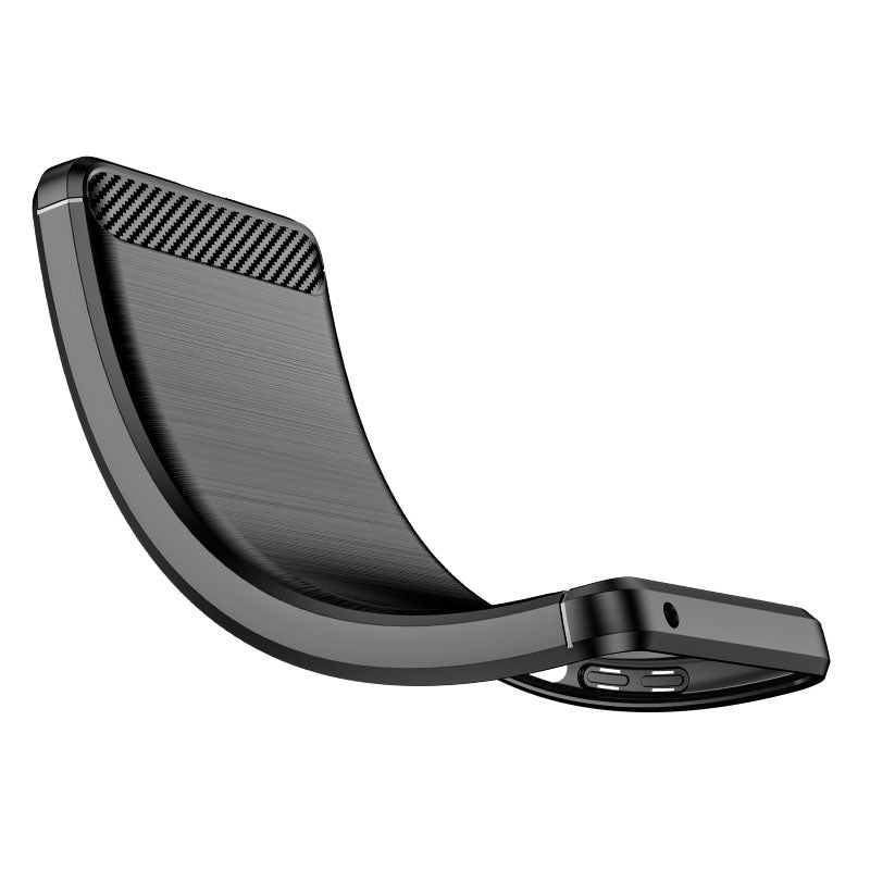 Carbon Case TPU dėklas Samsung Galaxy A03s – juodas -- Samsung Galaxy A03s