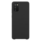 Silikoninis dėklas Samsung Galaxy A03s – juodas -- Samsung Galaxy A03s