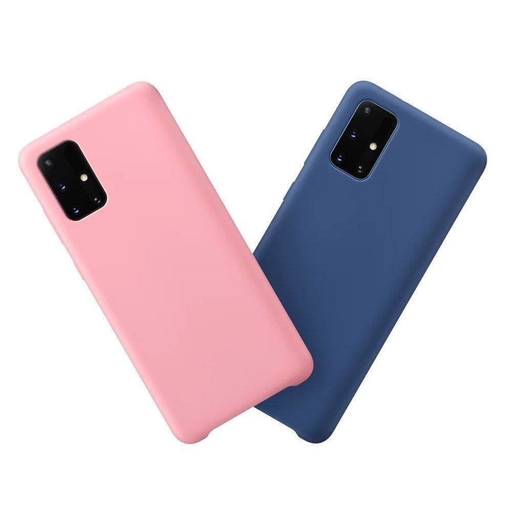 Silikoninis dėklas Samsung Galaxy A03s – raudonas -- Samsung Galaxy A03s