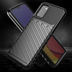 Thunder Case TPU dėklas Samsung Galaxy A03s – juodas -- Samsung Galaxy A03s