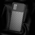 Thunder Case TPU dėklas Samsung Galaxy A03s – juodas -- Samsung Galaxy A03s