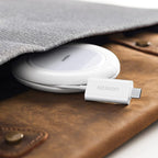 Ugreen CD245 40123 belaidis Qi / MagSafe įkroviklis 15W su USB-C kabeliu – baltas -- Cell phone chargers