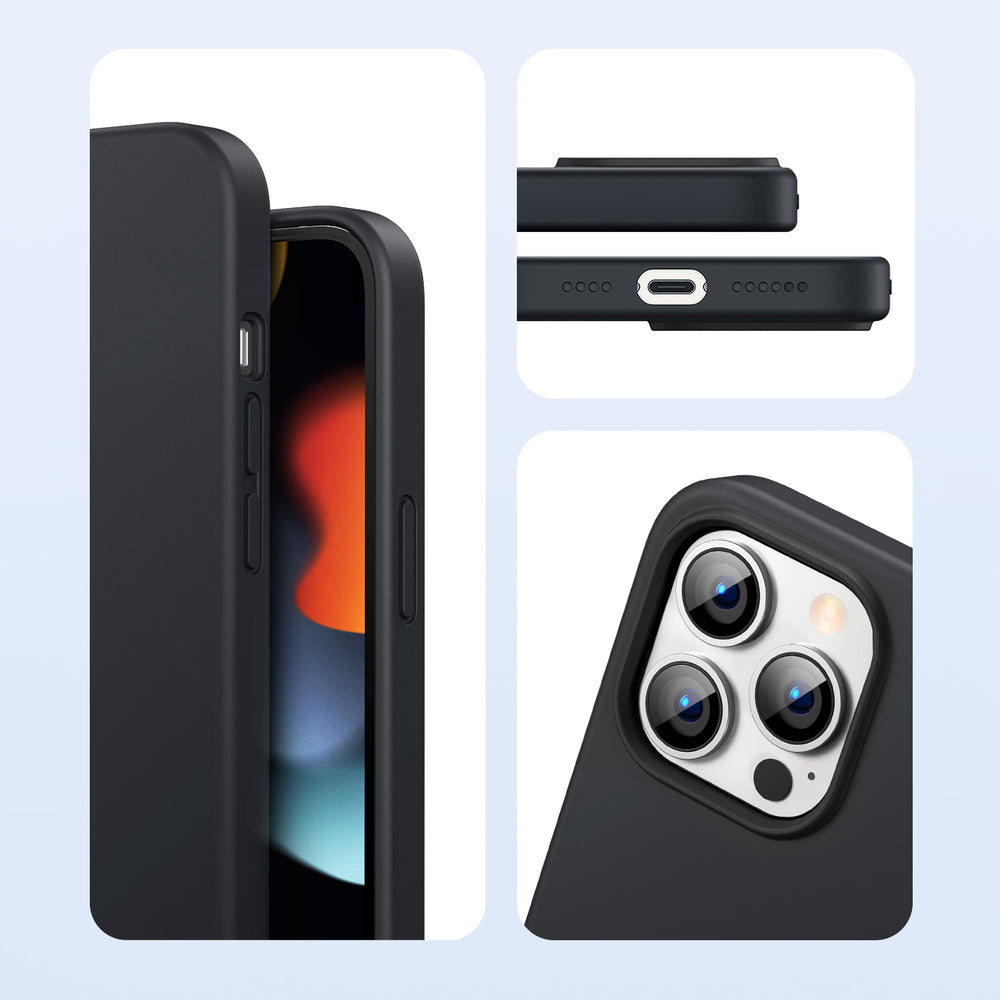 Ugreen silikoninis dėklas iPhone 13 Pro Max – juodas -- iPhone 13 Pro Max