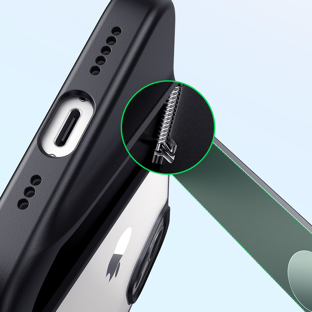 Ugreen Fusion Kickstand dėklas iPhone 13 Pro – juodas -- iPhone 13 Pro