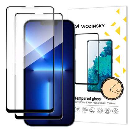 Wozinsky 2 vnt. grūdintas stiklas iPhone 14 Max/13 Pro Max – juodas