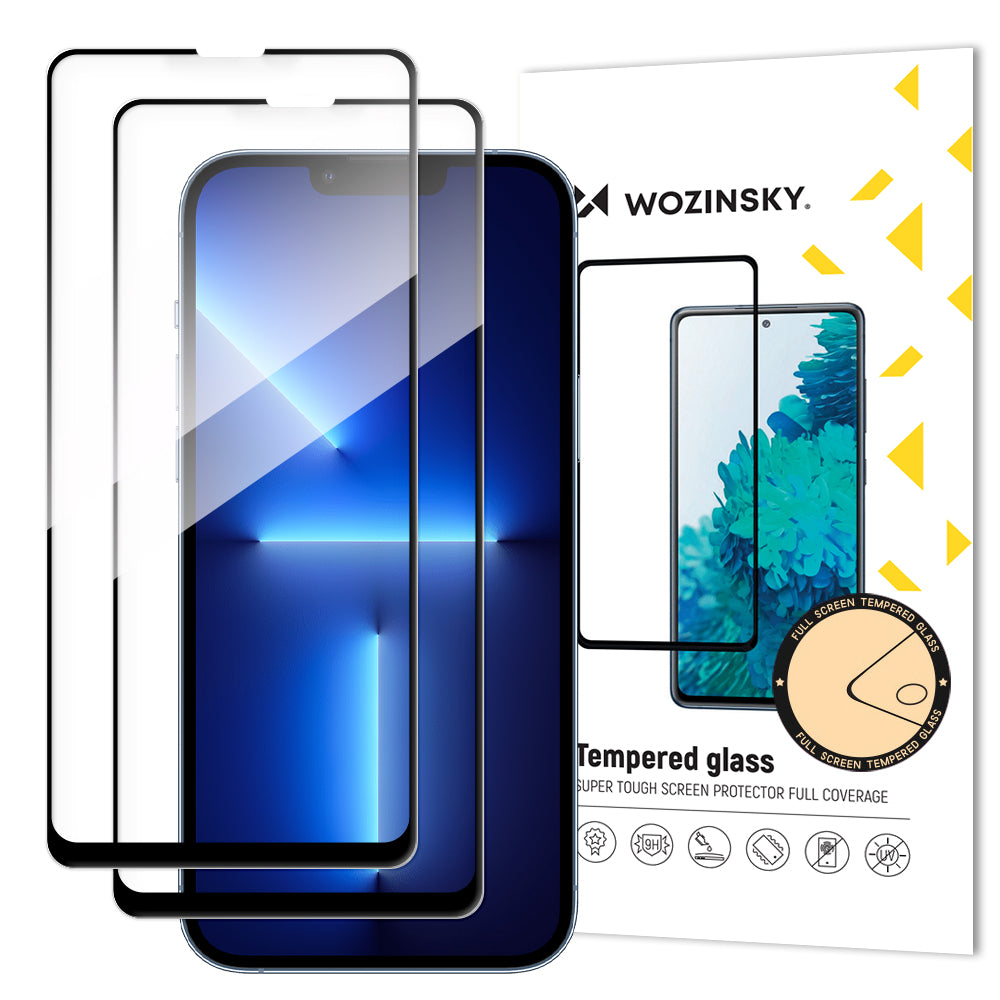 Wozinsky grūdinto stiklo rinkinys 2 vnt. iPhone 13/14/16e
