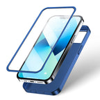 Joyroom 360° dėklas iPhone 13 + stiklas – mėlynas