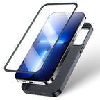 Joyroom 360° dėklas iPhone 13 Pro Max + stiklas – juodas