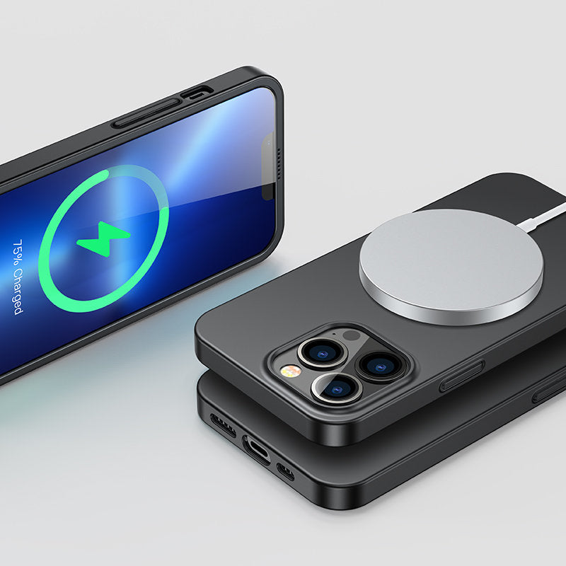 Joyroom 360° dėklas iPhone 13 Pro Max + stiklas – juodas