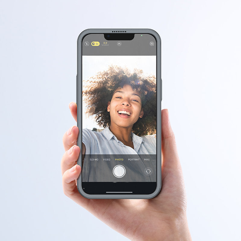 Joyroom 360° dėklas iPhone 13 Pro Max + grūdintas stiklas (pilkas)