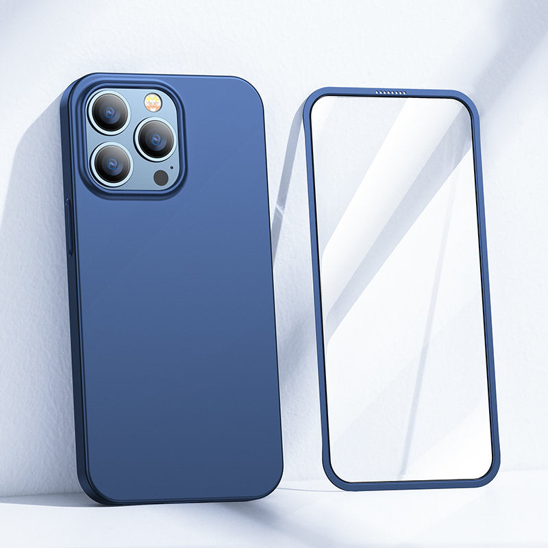 Joyroom 360° dėklas iPhone 13 Pro + stiklas – mėlynas