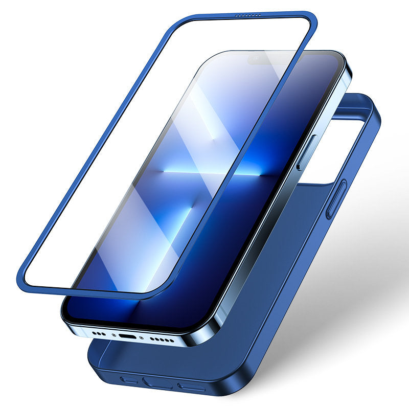Joyroom 360° dėklas iPhone 13 Pro + stiklas – mėlynas