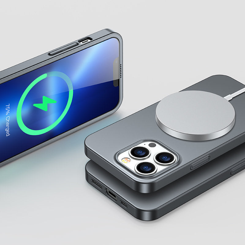 Joyroom 360° dėklas iPhone 13 Pro + stiklas – pilkas