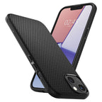 Spigen Liquid Air dėklas iPhone 13 mini – juodas