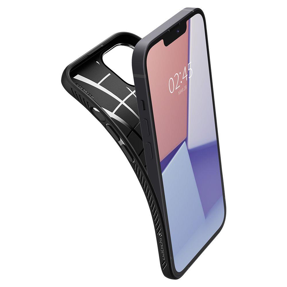 Spigen Liquid Air dėklas iPhone 13 mini – juodas
