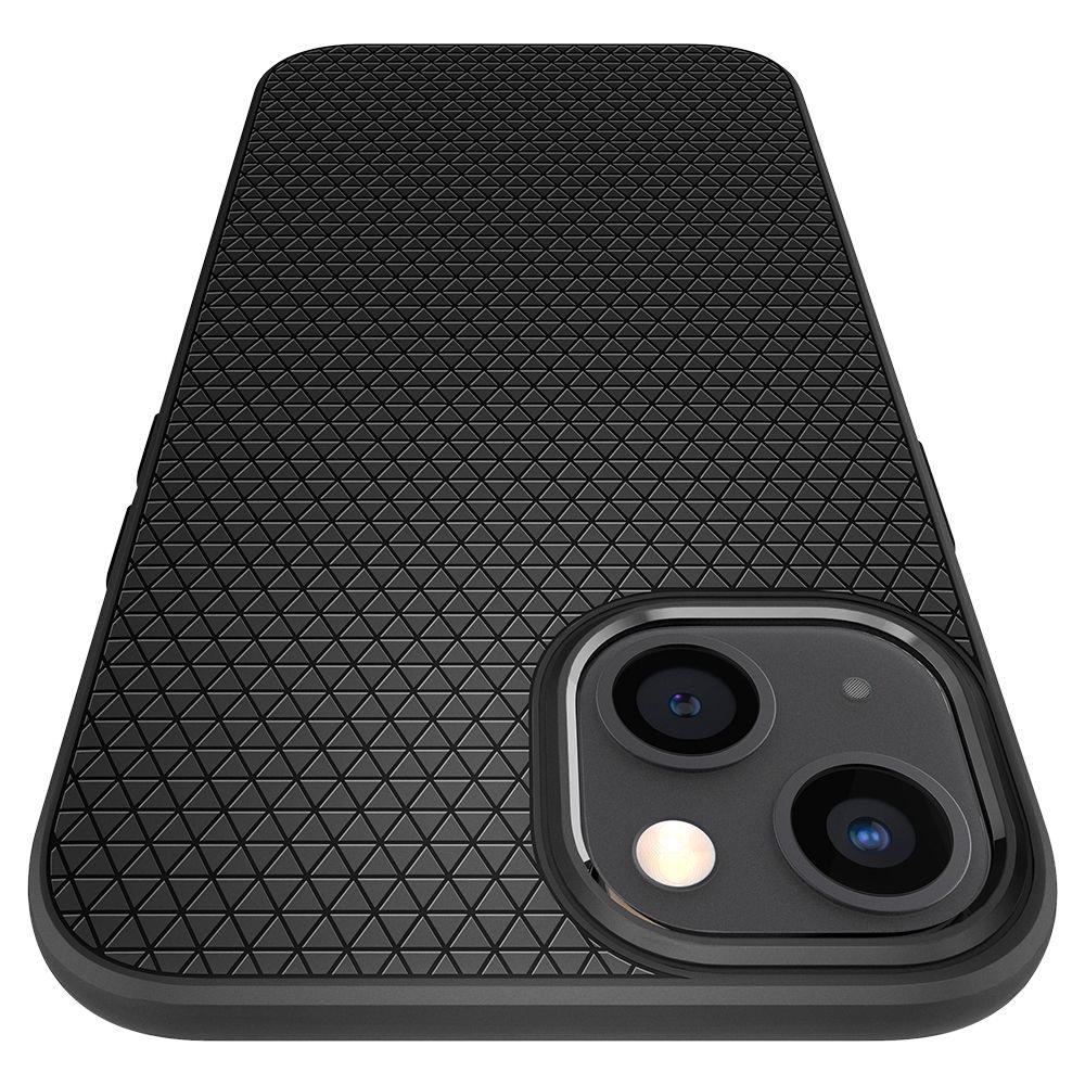 Spigen Liquid Air dėklas iPhone 13 mini – juodas