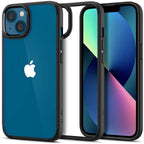 Spigen Ultra Hybrid dėklas iPhone 13 – matinės juodos