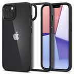 Spigen Ultra Hybrid dėklas iPhone 13 – matinės juodos