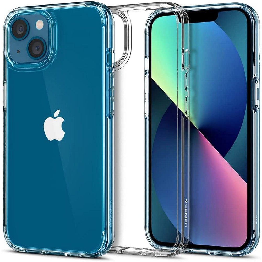 Spigen Ultra Hybrid dėklas iPhone 13 mini – skaidrus