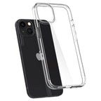 Spigen Ultra Hybrid dėklas iPhone 13 mini – skaidrus