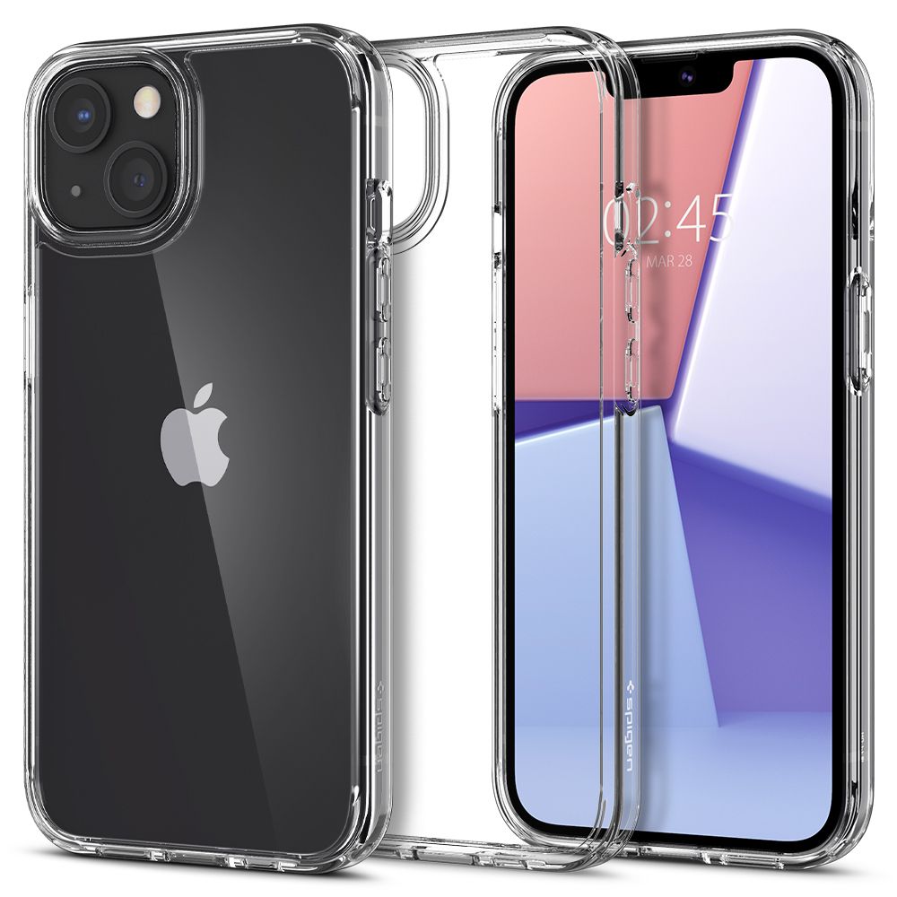 Spigen Ultra Hybrid dėklas iPhone 13 mini – skaidrus