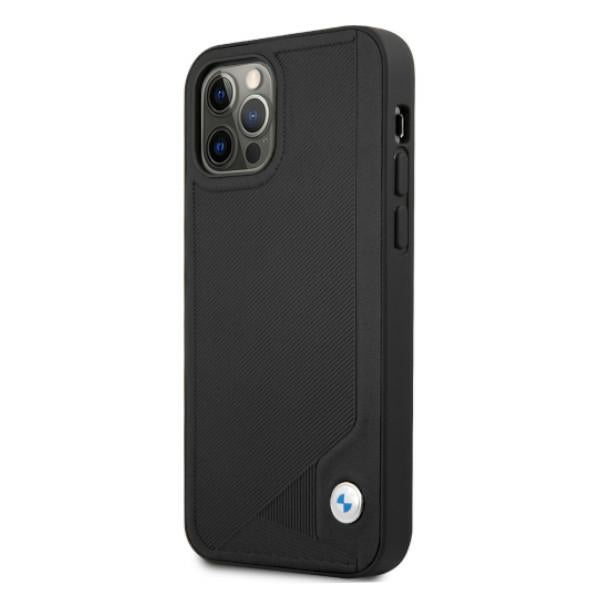 BMW odinis Deboss dėklas iPhone 12 Pro Max – juodas -- iPhone 12 Pro Max
