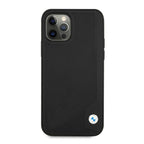 BMW odinis Deboss dėklas iPhone 12 Pro Max – juodas -- iPhone 12 Pro Max