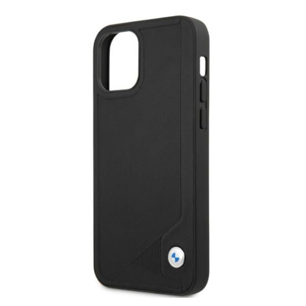 BMW odinis Deboss dėklas iPhone 12 Pro Max – juodas -- iPhone 12 Pro Max