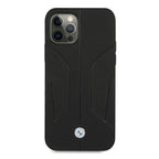 BMW Perforated Sides odinis dėklas iPhone 12 Pro Max – juodas -- iPhone 12 Pro Max