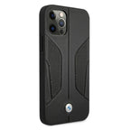 BMW Perforated Sides odinis dėklas iPhone 12 Pro Max – juodas -- iPhone 12 Pro Max
