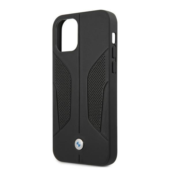 BMW Perforated Sides odinis dėklas iPhone 12 Pro Max – juodas -- iPhone 12 Pro Max