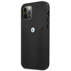 BMW odinis dėklas iPhone 12 Pro Max – juodas -- iPhone 12 Pro Max