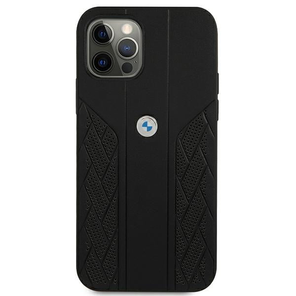 BMW odinis dėklas iPhone 12 Pro Max – juodas -- iPhone 12 Pro Max