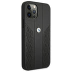 BMW odinis dėklas iPhone 12 Pro Max – juodas -- iPhone 12 Pro Max