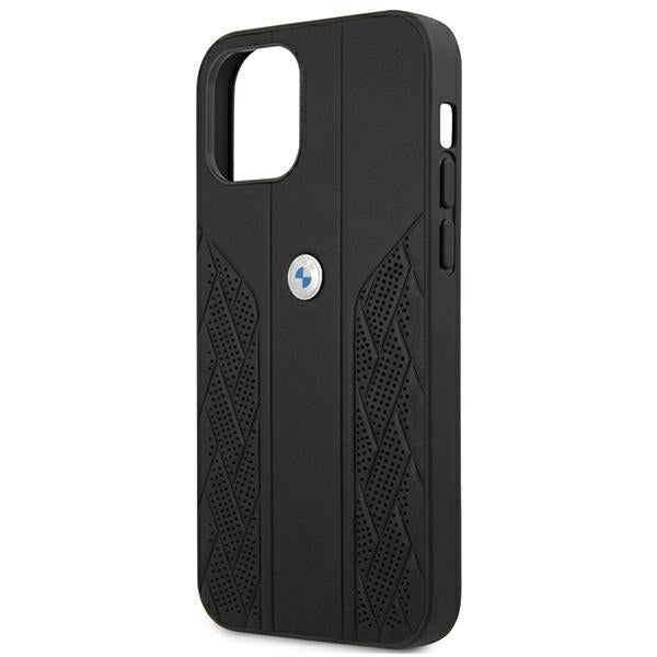 BMW odinis dėklas iPhone 12 Pro Max – juodas -- iPhone 12 Pro Max