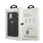 BMW odinis dėklas iPhone 12 Pro Max – juodas -- iPhone 12 Pro Max