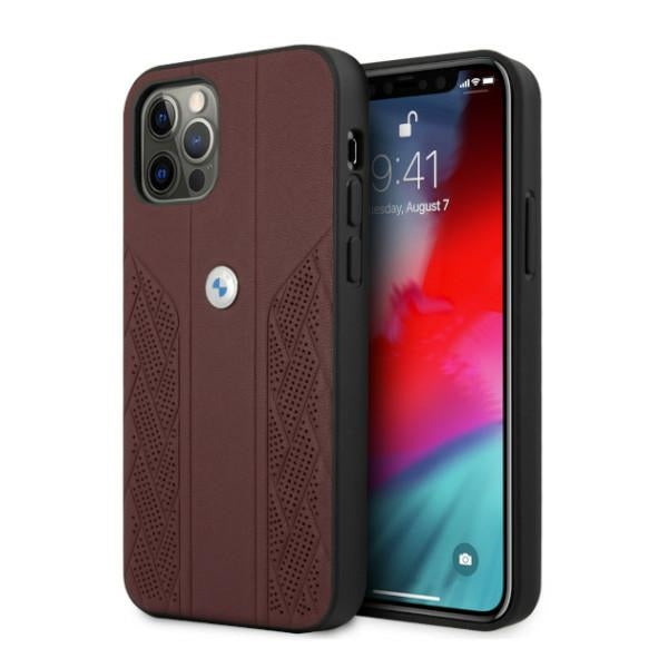 BMW odinis dėklas iPhone 12 Pro Max – raudonas -- iPhone 12 Pro Max