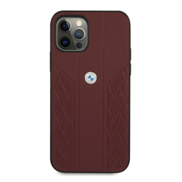 BMW odinis dėklas iPhone 12 Pro Max – raudonas -- iPhone 12 Pro Max