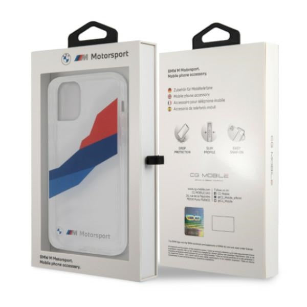 BMW Motorsport trispalvis dėklas iPhone 12 Pro Max – skaidrus -- iPhone 12 Pro Max