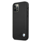 BMW Deboss odinis dėklas iPhone 12/12 Pro – juodas -- iPhone 12