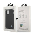 BMW Deboss odinis dėklas iPhone 12/12 Pro – juodas -- iPhone 12