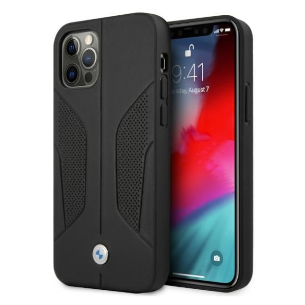 BMW odinis dėklas iPhone 12/12 Pro – juodas -- iPhone 12