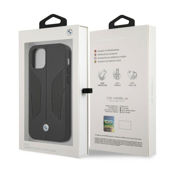 BMW odinis dėklas iPhone 12/12 Pro – juodas -- iPhone 12