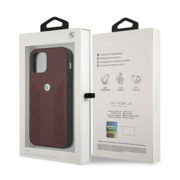 BMW odinis dėklas iPhone 12/12 Pro – raudonas -- iPhone 12