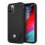 BMW odinis perforuotas dėklas iPhone 12/12 Pro – juodas -- iPhone 12