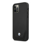 BMW odinis perforuotas dėklas iPhone 12/12 Pro – juodas -- iPhone 12