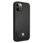 BMW odinis perforuotas dėklas iPhone 12/12 Pro – juodas -- iPhone 12