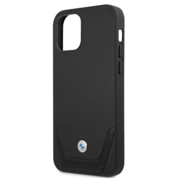BMW odinis perforuotas dėklas iPhone 12/12 Pro – juodas -- iPhone 12